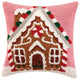 Gingerbread House W/Candycane Hook Pillow