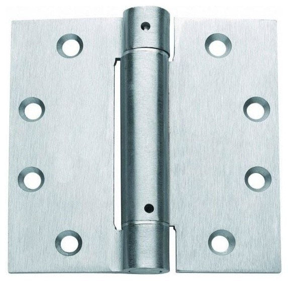 Nuk3y 4"x4", Spring Hinge, UL Listed, Satin Chrome