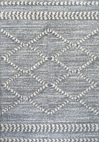 Sofie Moroccan Trellis High-Low Gray/Cream 5'x8' Area Rug