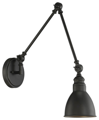 Dakota 1-Light Adjustable Sconce, Matte Black