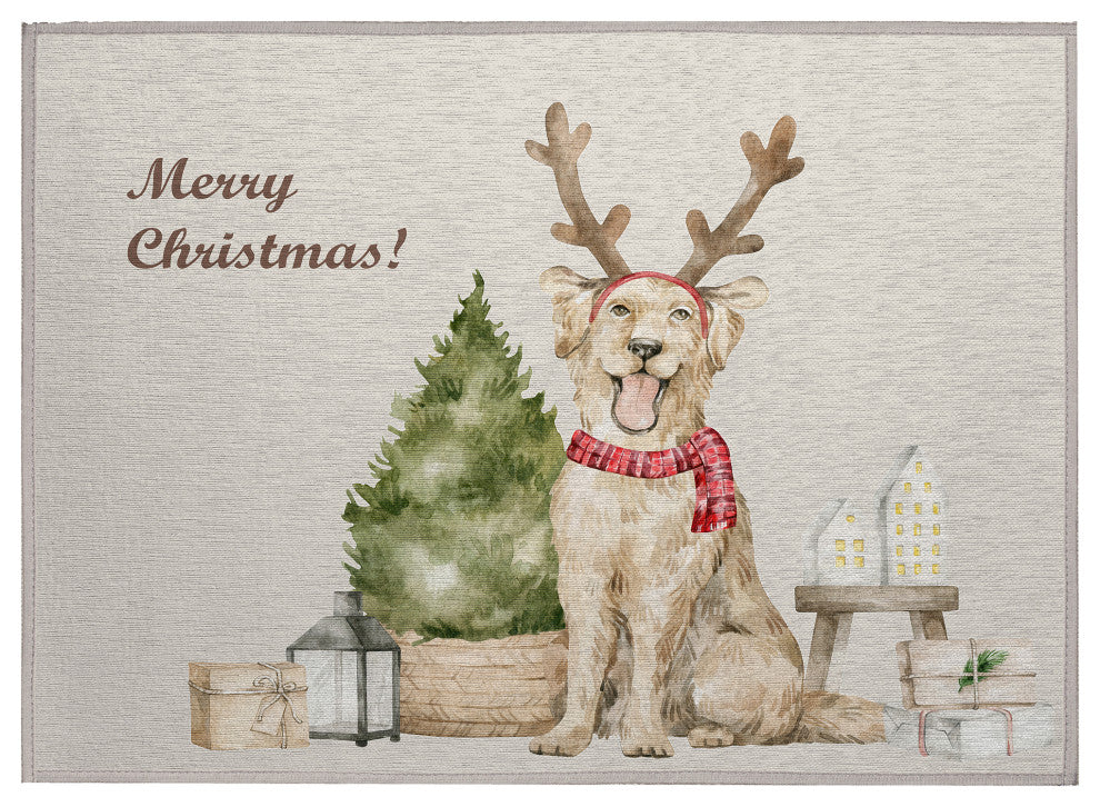 Indoor/Outdoor Wonderland WN8 Beige Machine Washable 1'8" x 2'6" Rug