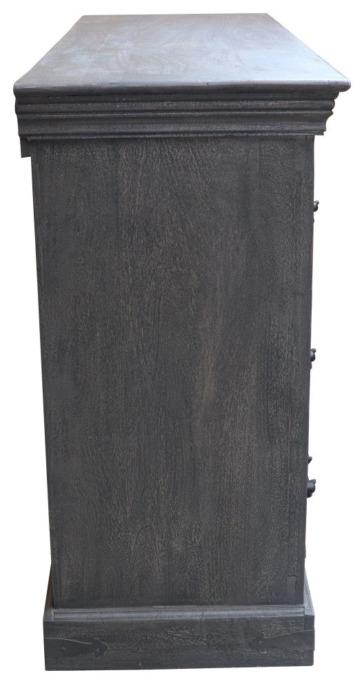 Trestle 7-Drawer Dresser, Gray