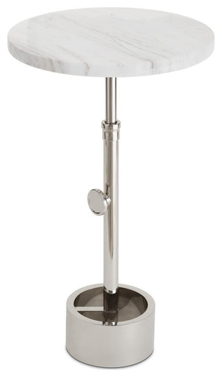 Myles Accent Table, Nickel