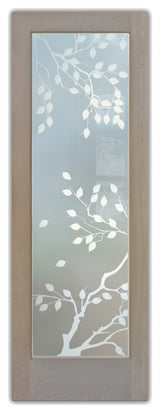 Interior Doors - Cherry Tree Frosted Glass Design - 28" x 80" - CUSTOMIZE...