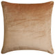 Beige Velvet Pillowcase 26"x26" Pillow Cover Top Zipper - Velvet Beige Jules