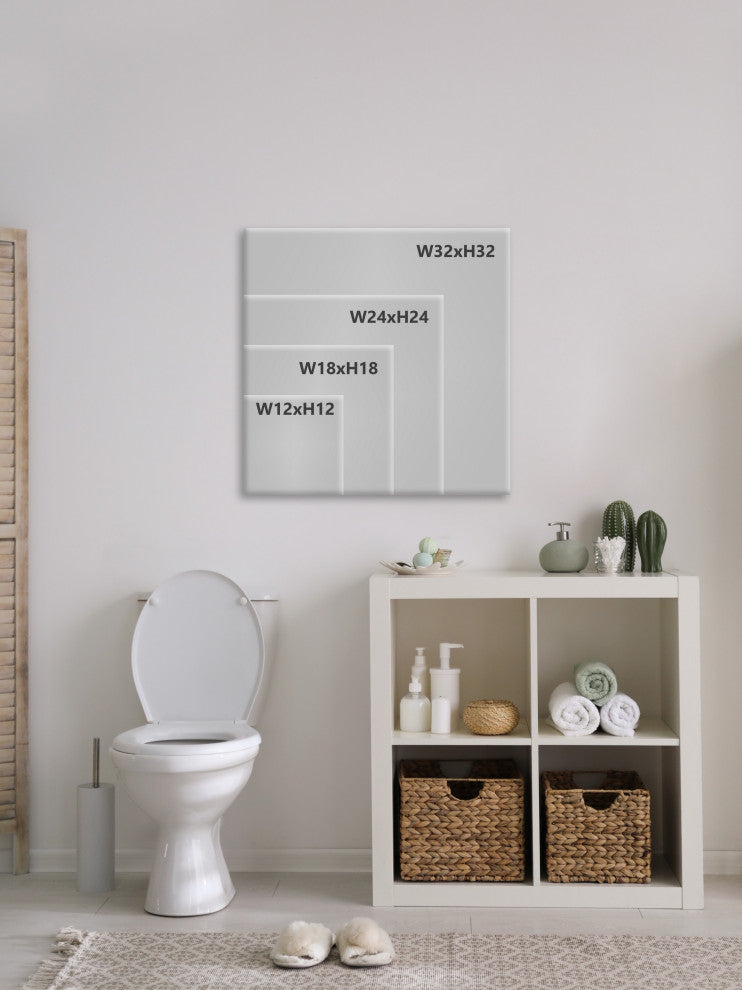 "Washing" Framed Painting Print, 18x18