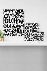 Deny Designs Kal Barteski If You Love Art Canvas