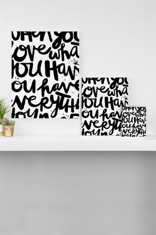 Deny Designs Kal Barteski If You Love Art Canvas