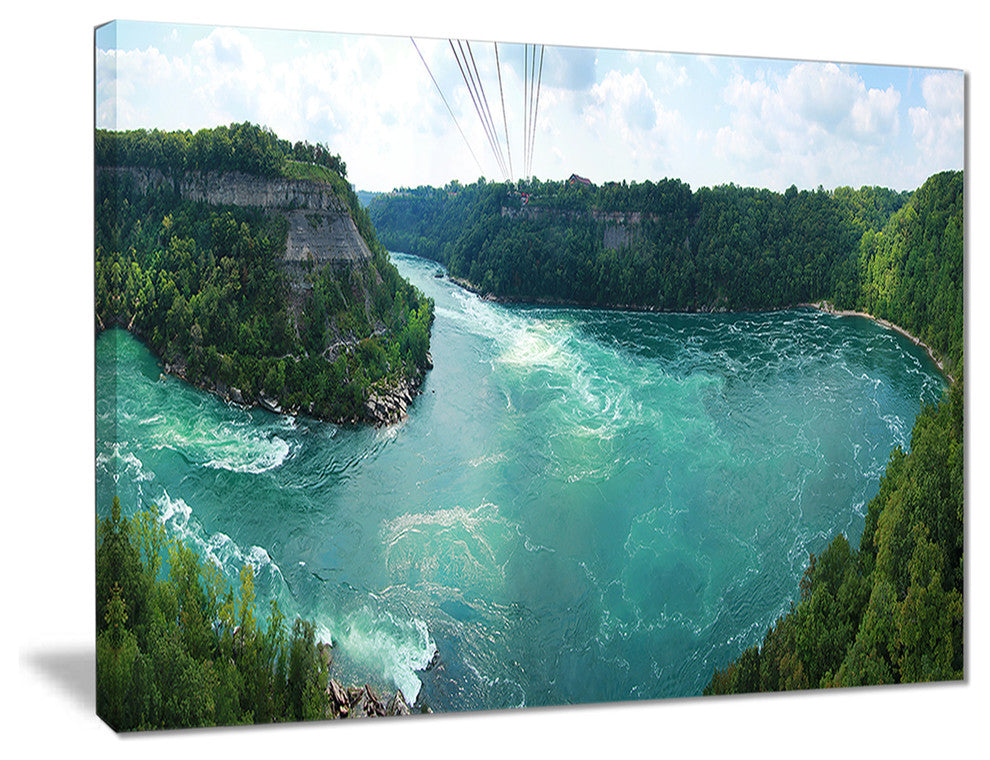 "Whirlpool Rapids" Landscape Canvas Photo Print, 20"x12"