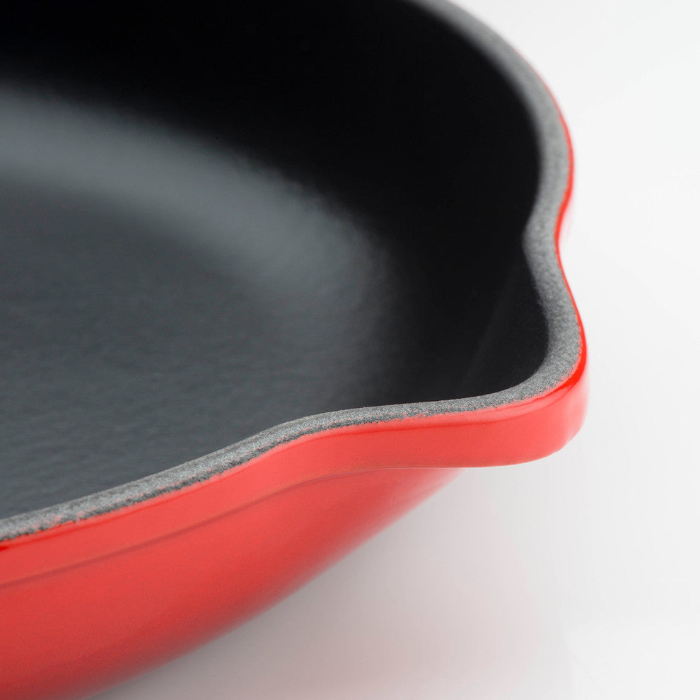 Le Creuset Signature Frying Pan With Metal Handle, 23 cm, Cerise