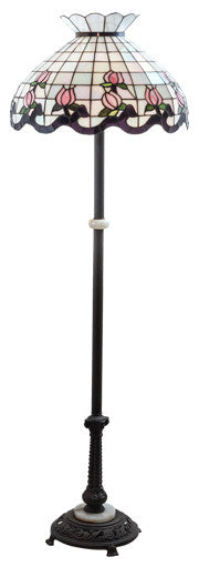 Meyda Lighting 37715 62" High Roseborder Floor Lamp