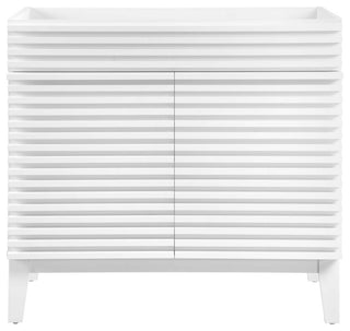 Render 36" Bathroom Vanity Cabinet, White