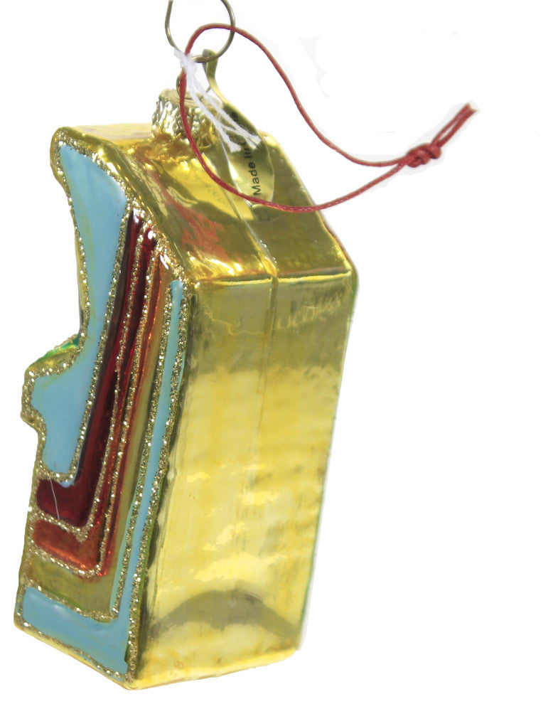 Holiday Vintage Arcade Game Tree Ornament Retro Bar Video Entertainment