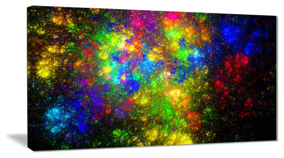 "Distant Galaxies" Abstract Digital Art Canvas Print