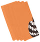 Pumpkin Single 19" Orange Halloween Print Napkin, Set of 4
