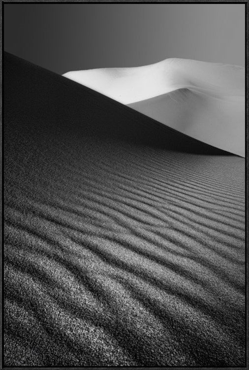 "An Ice Hill In Desert !" Framed Canvas Giclee by Ali Barootkoob, 25x37"