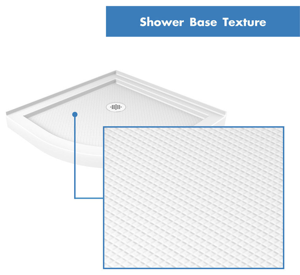 Prime 36x74 3/4 Frosted Glass Sliding Shower Enclosure Oil Rubbed Bronze, White