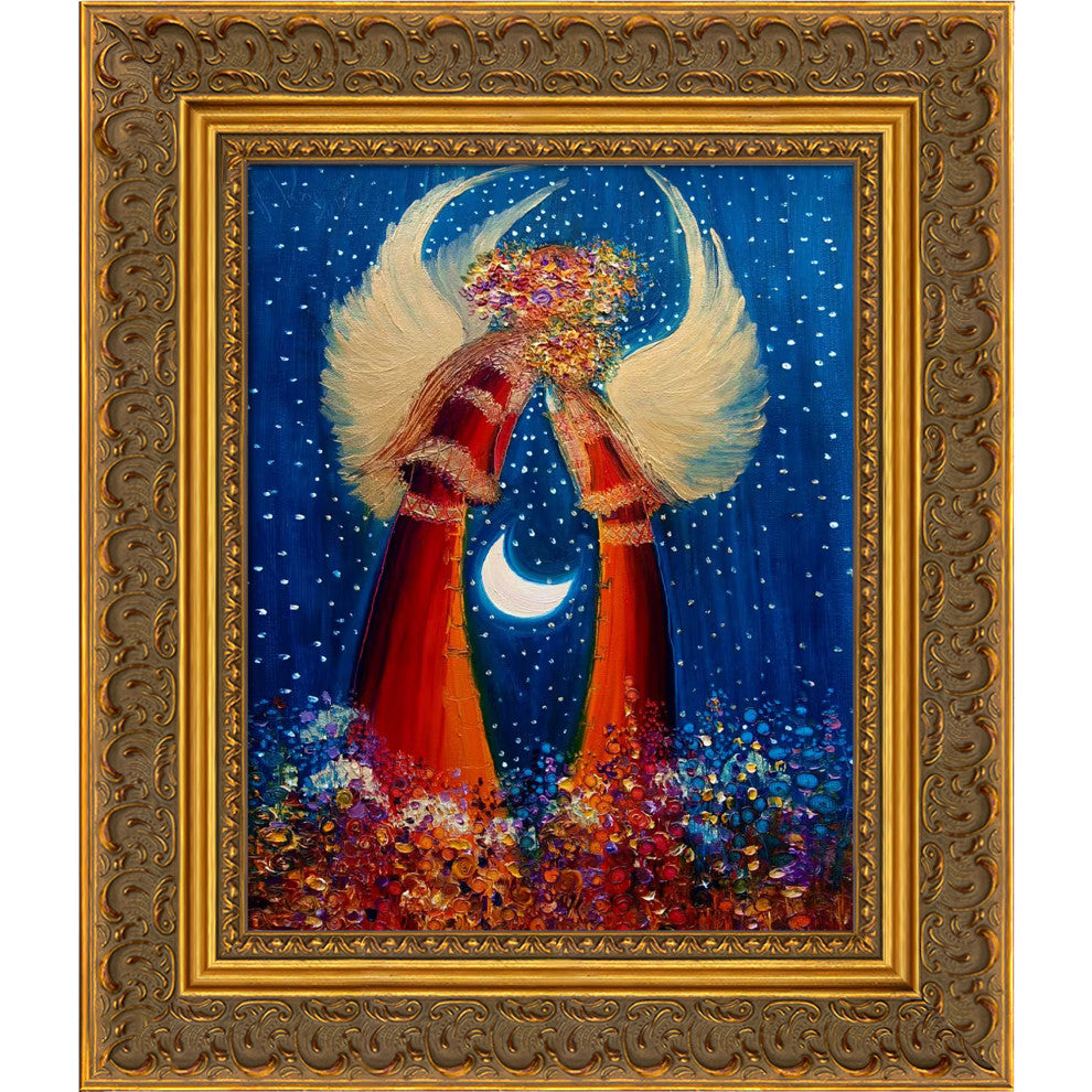 Angels, Baroque Antique Gold Frame