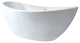 75" Streamline Freestanding Tub With Internal Drain