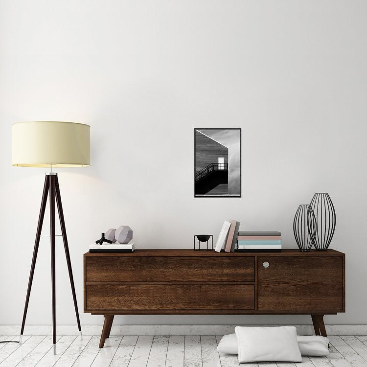 "Door To Nowhere" Framed Canvas Giclee by Joao Castro, 16x23"
