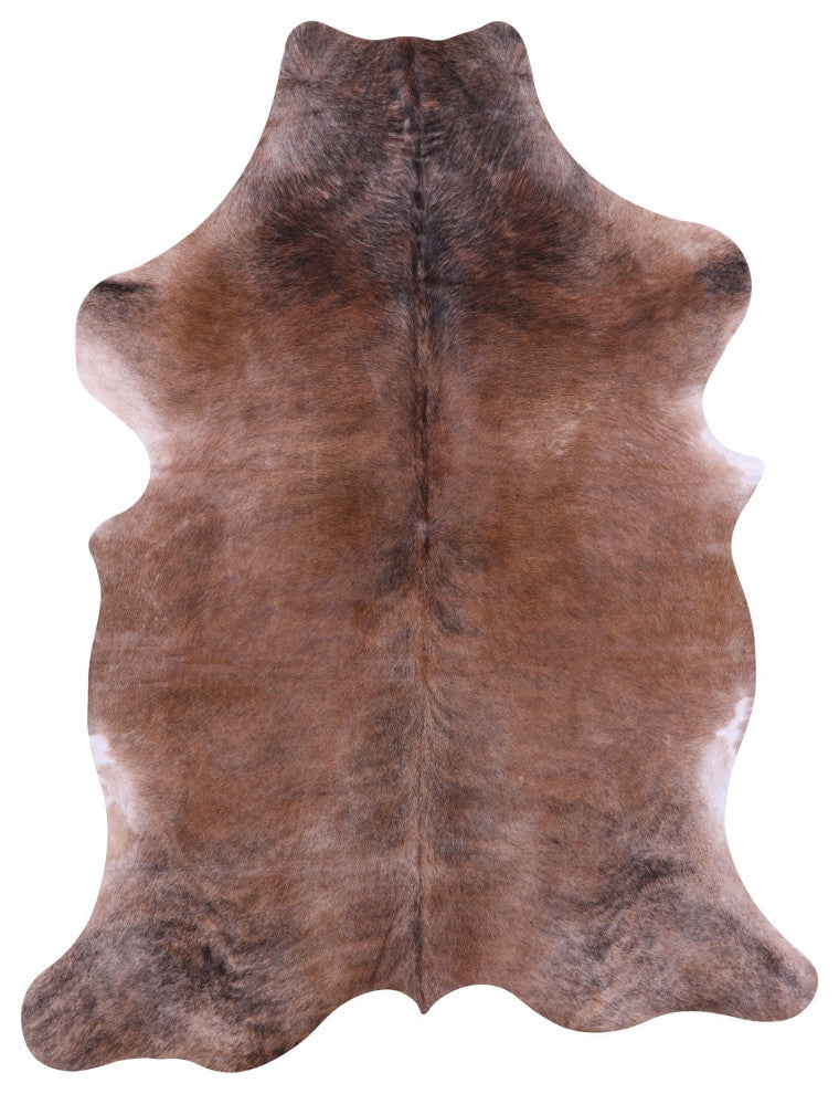 Natural Cowhide Rug 7' 0" X 5' 4" C2204