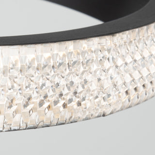 Nova - LED Flush Mount - Matte Black - 2-Light - 30W