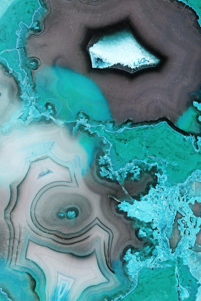 "Turquoise" Fine Art Canvas Print, 48"x72"