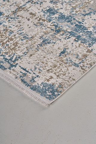 Weave & Wander Lindstra Blue/Ivory 11'6"x14'6" Rug