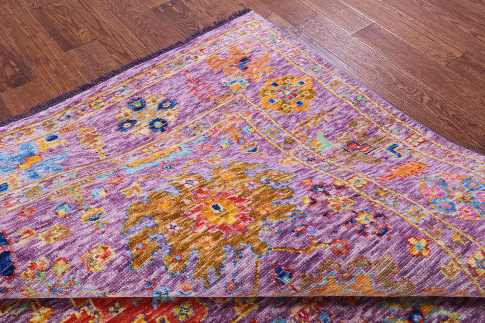 9' Square Turkish Oushak Handmade Wool Rug - Q16078