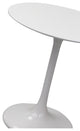 Modern Contemporary Kitchen 28" Fiberglass Dining Table White