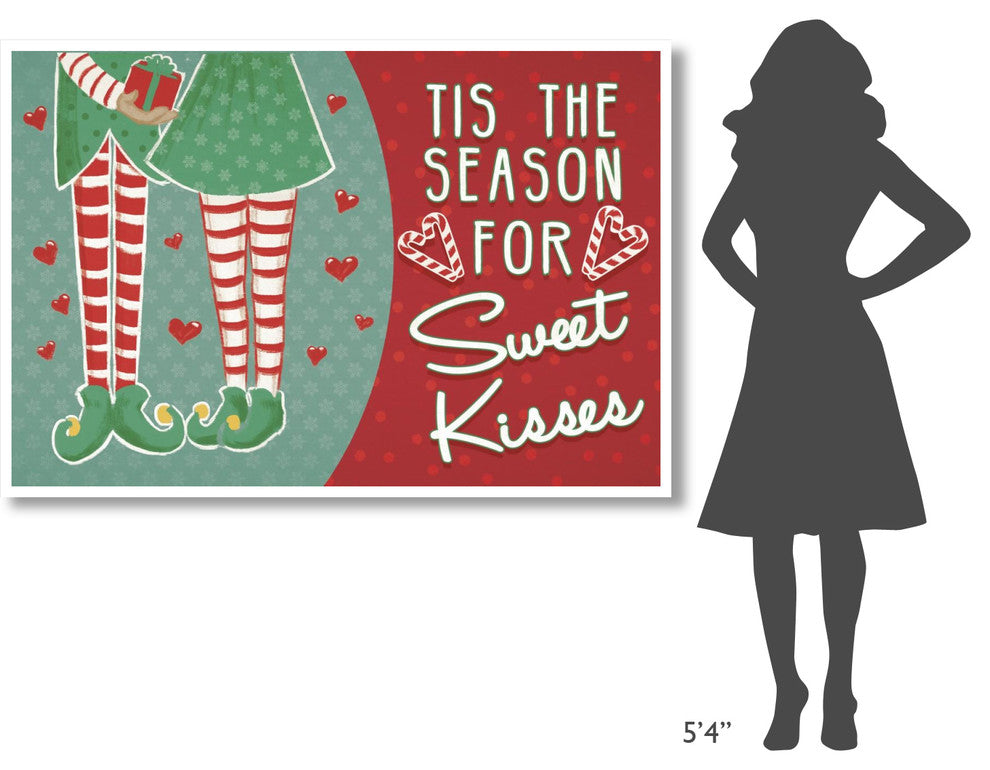 "Retro Christmas III Bright" Digital Paper Print by Janelle Penner, 62"x42"