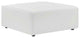 Accent Chair Ottoman, Velvet, White, Modern, Living Lounge Hotel Hospitality