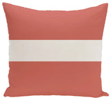 Narrow The Gap Stripe Print Pillow, Seed, 18"x18"
