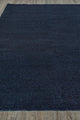 Borelli Handmade Hand Loomed Wool Navy Blue Area Rug, 10'x14'
