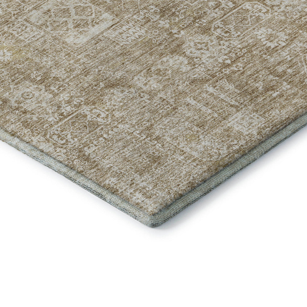 Premium Machine Washable Mayfield AMF637 Beige 8' x 10' Rug