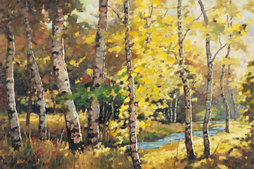 "October Landscape" Print on Canvas by Graham Reynolds