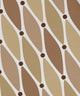 Wavy, Geometric Print Napkin, Taupe, Set of 4