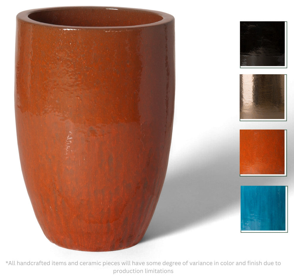 Tall Planter, Paprika 18X26"H