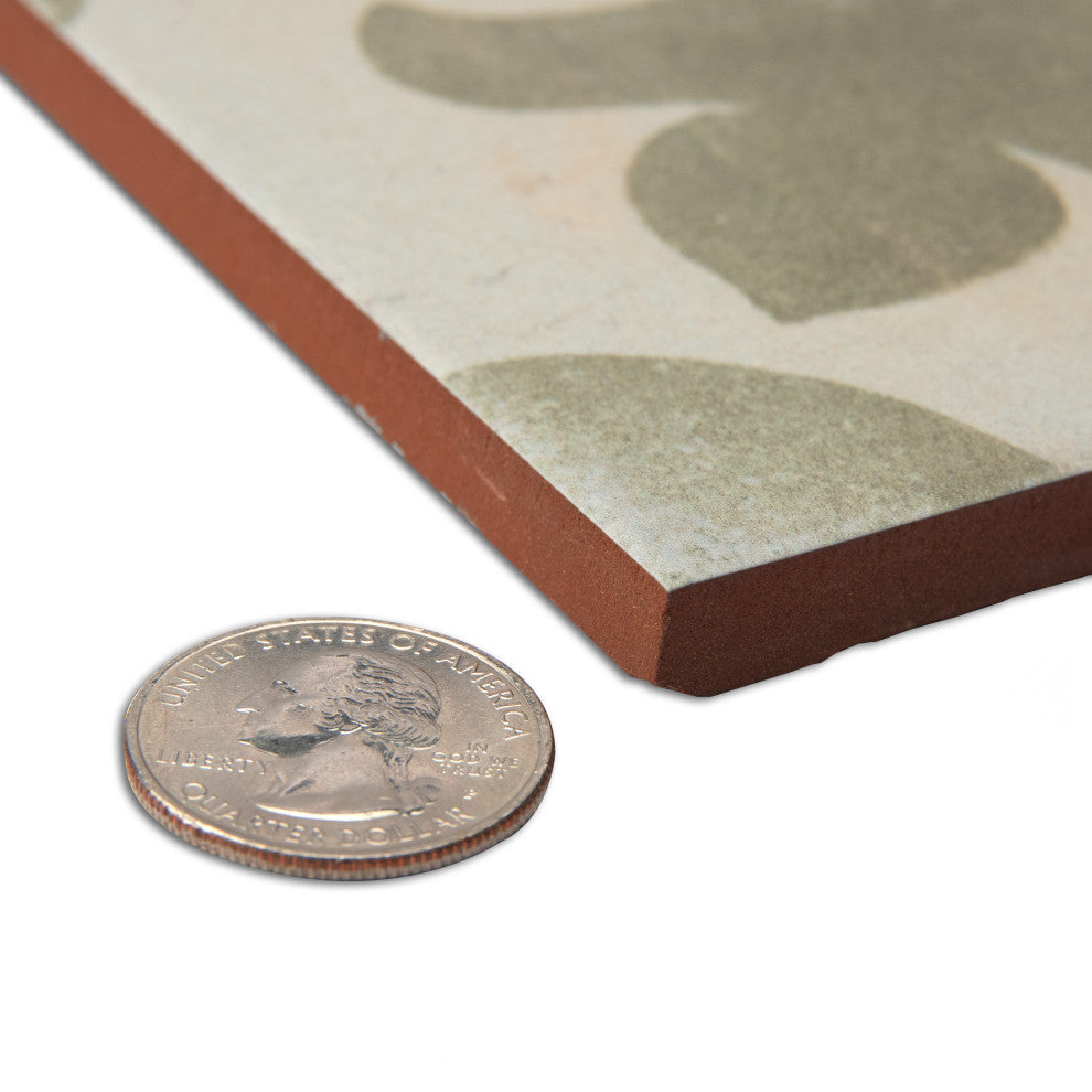 Kings Nouveau Sage Ceramic Floor and Wall Tile