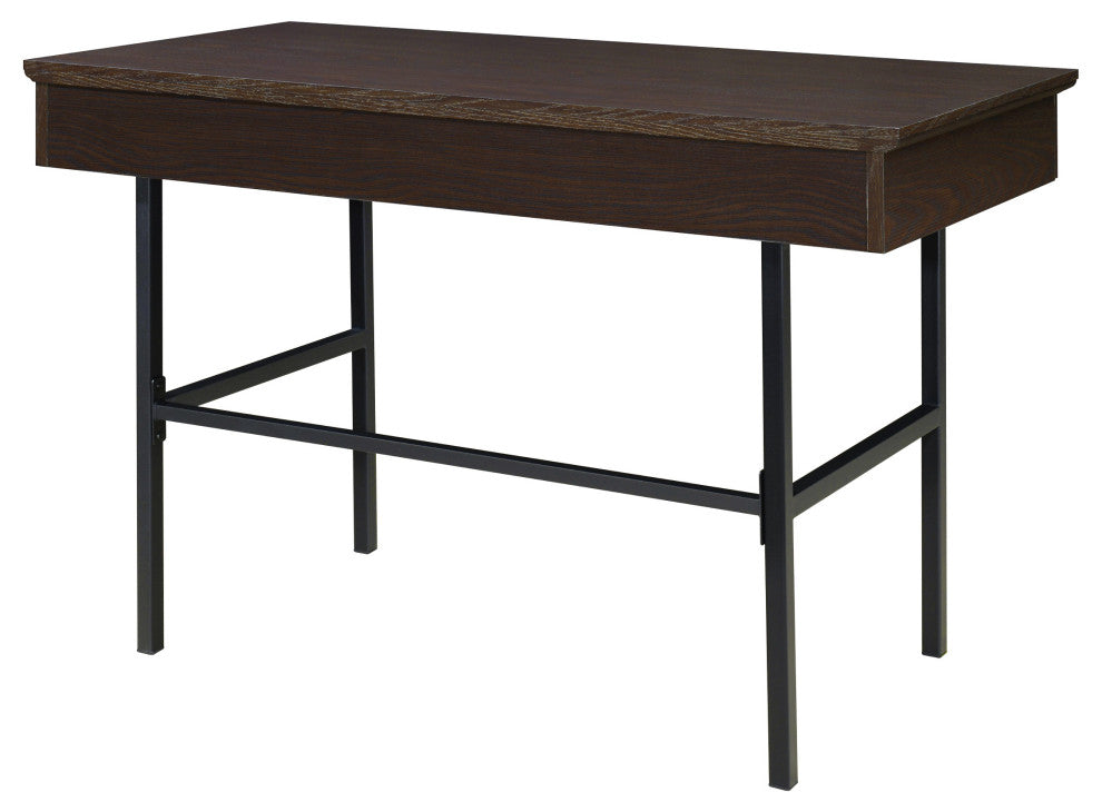Jefferson Writing Desk With Lockdowel Fastening System, Espresso Finish