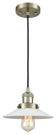 Canton 1-Light Mini Pendant, Matte Black, Matte White