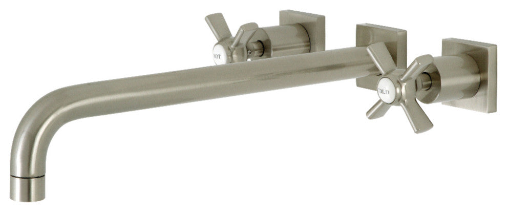 KS6048ZX Wall Mount Tub Faucet, Brushed Nickel