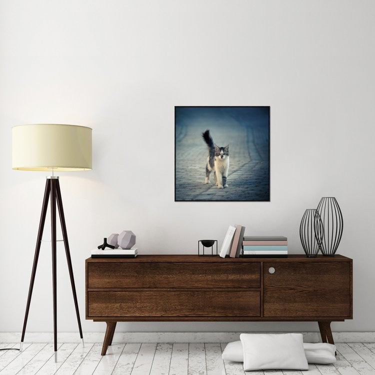 "Little One" Framed Canvas Giclee by Dejan Ilijic, 31x31"