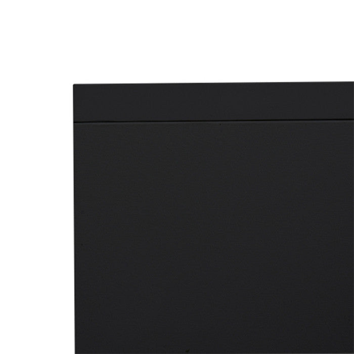 Modern Black Grey MDF benches Wall Mounted Floating TV stand with 20 Color LEDs