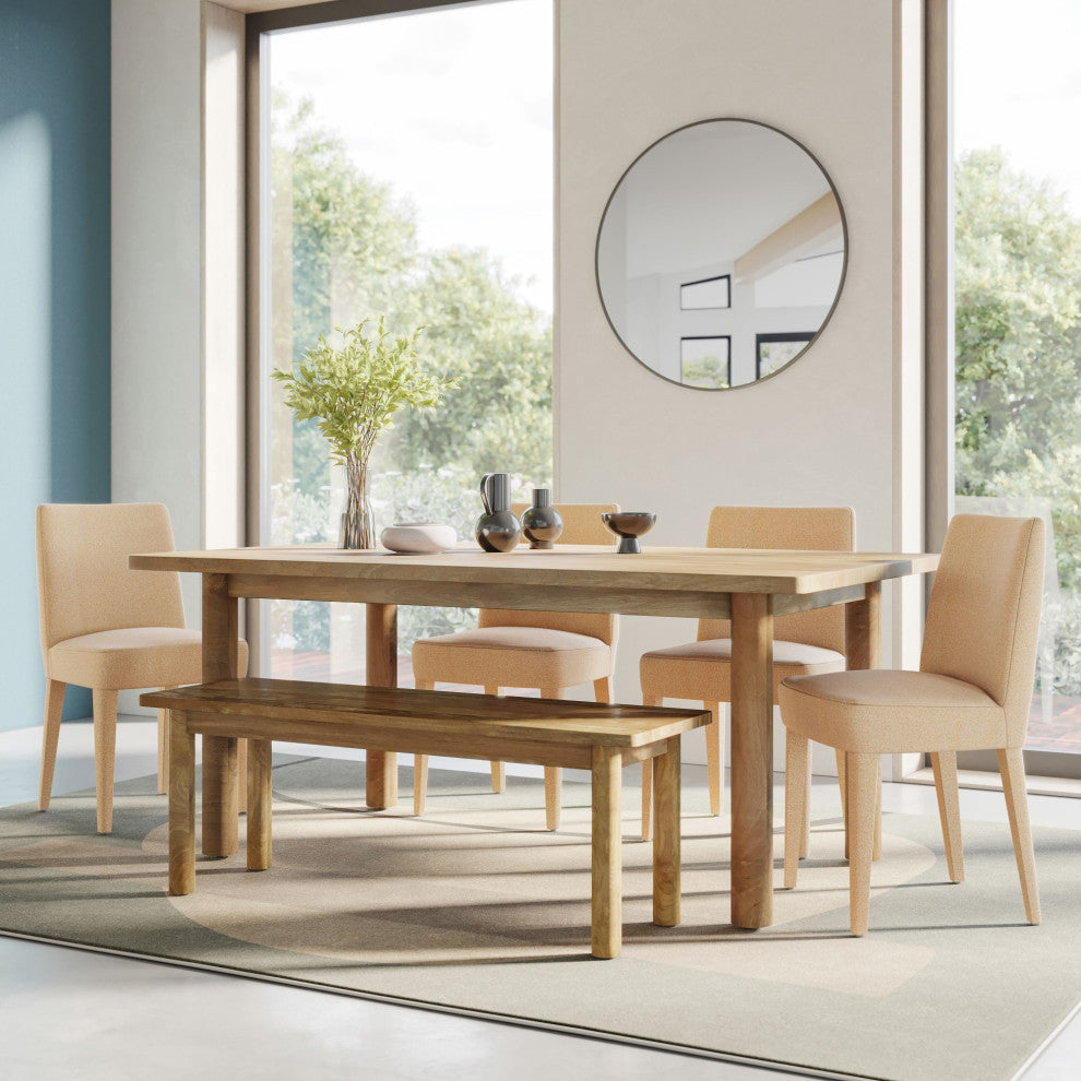 Modern Contemporary Upholstered Vintage Dining Chair, Set of 2