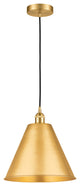 Innovations 616-1P-SG-MBC-12-SG-LED 1-Light Mini Pendant, Satin Gold