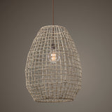 Uttermost Cross Weave 1-LIght Pendant