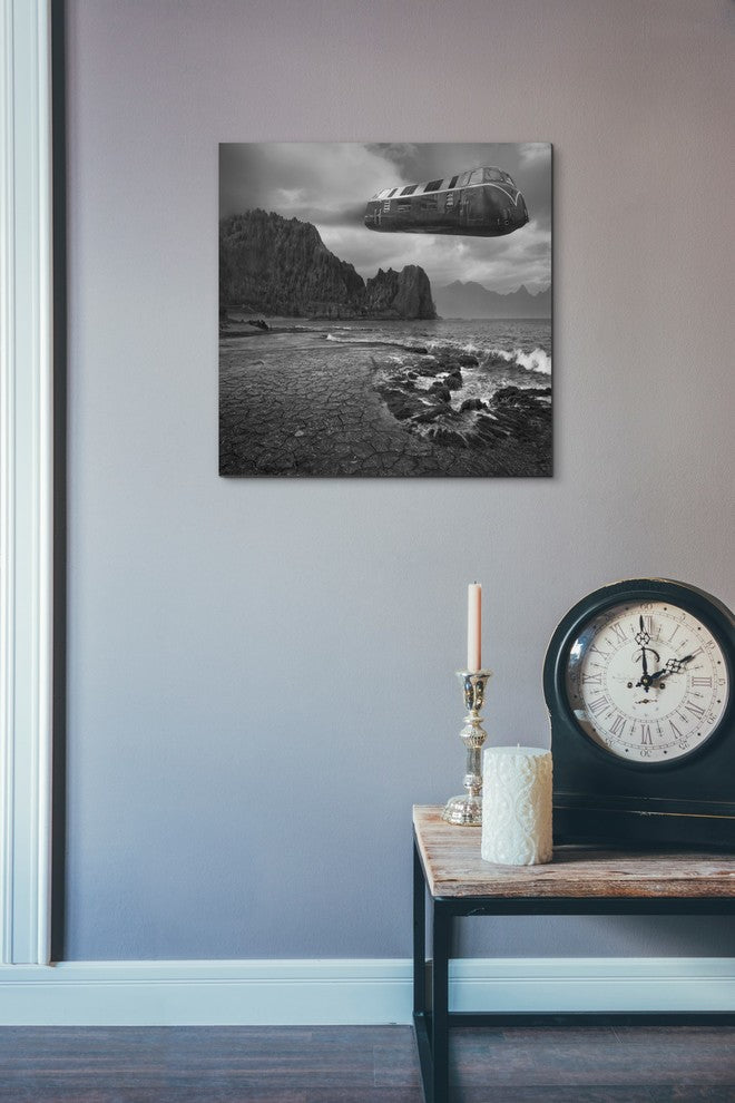 "Loco Motion" Giclee Canvas Wall Art, 18"x18"