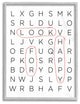 Happy Crossword Family Inspirational Word, 11"x14"