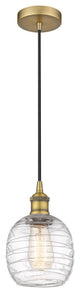Innovations 616-1P-BB-G1013 1-Light Mini Pendant, Brushed Brass